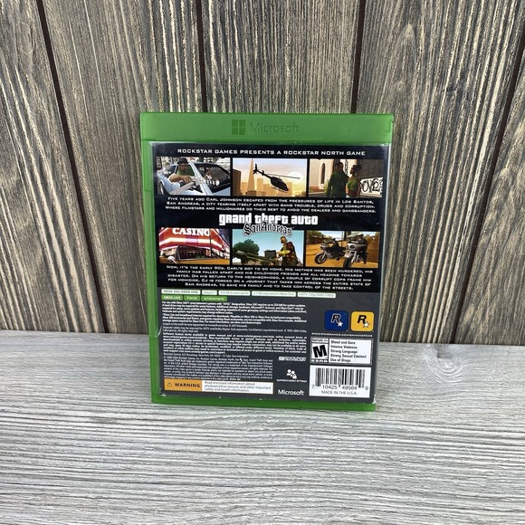 Grand Theft Auto: San Andreas - (Xbox 360 Xbox One, With Map Tested Working - Picture 10 of 12